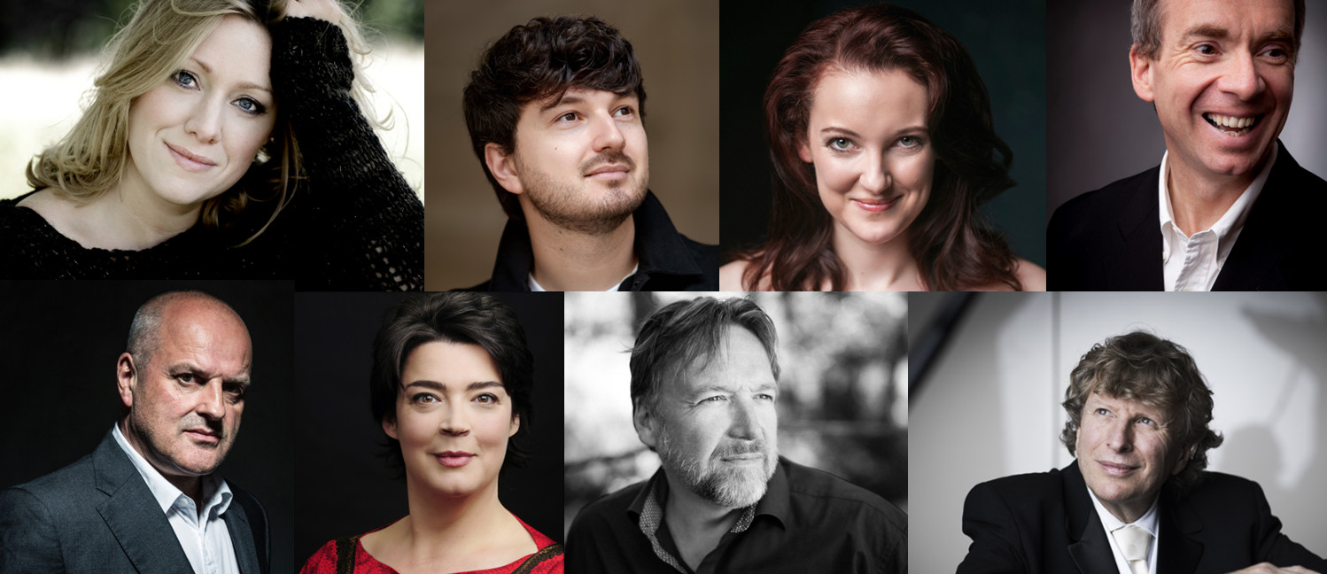 Twice a Kiss concert - montage of performers: Piers Lane, Jennifer France, James Gilchrist, Hilary Summers, Henry Waddington, Sophie Bevan, Michael Papadopoulos, Christopher Purves